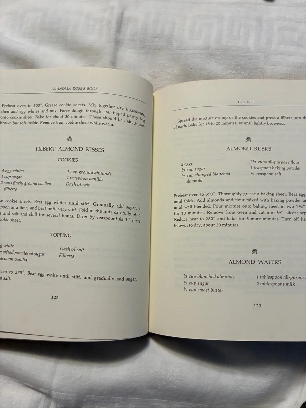 Grandma Rose’s Sinfully Delicious Cookbook cakes pies pastries hardback vintage
